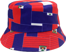 Load image into Gallery viewer, Haiti Flag Bucket Hat