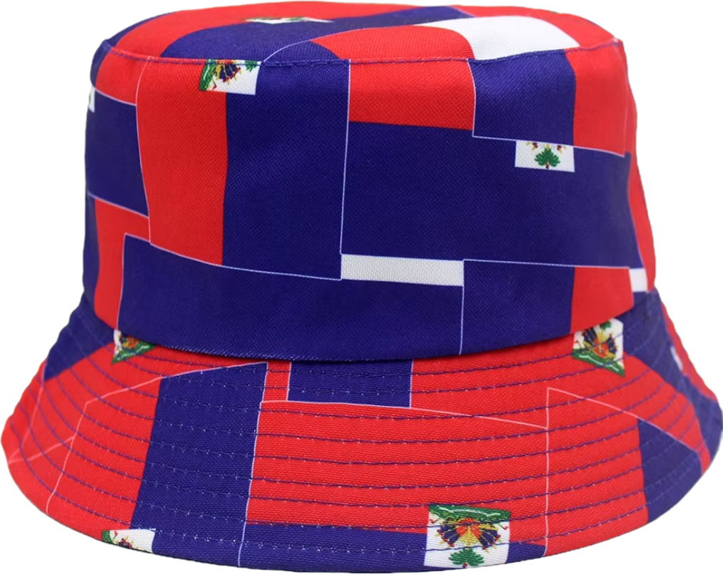 Haiti Flag Bucket Hat