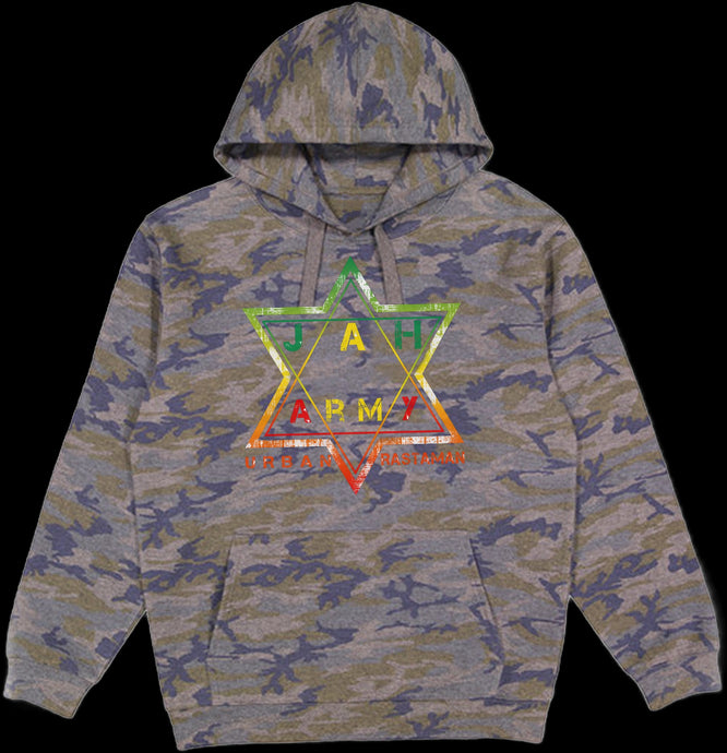 Jah Army Camo Hoodie