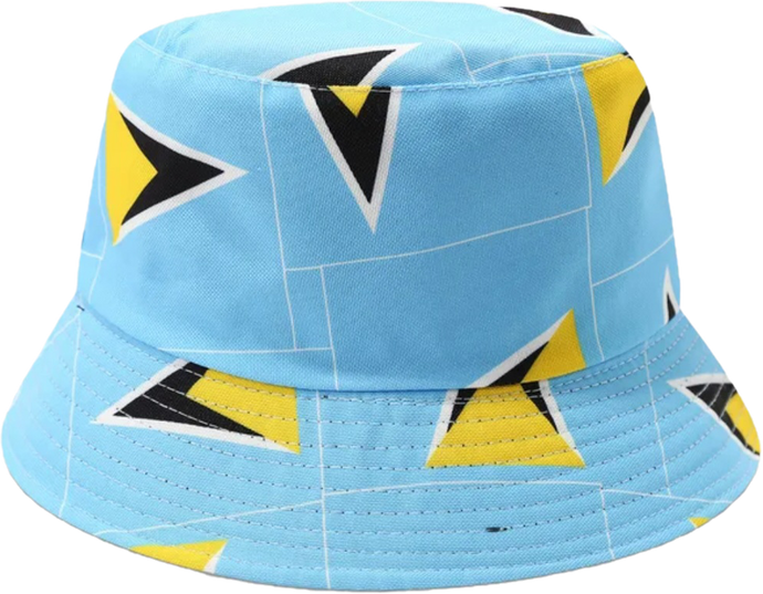 St. Lucia Flag Bucket Hat