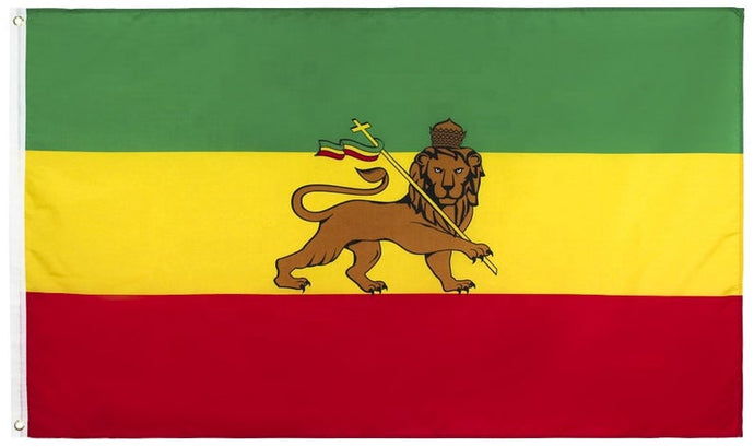 Lion of Judah Rasta flag