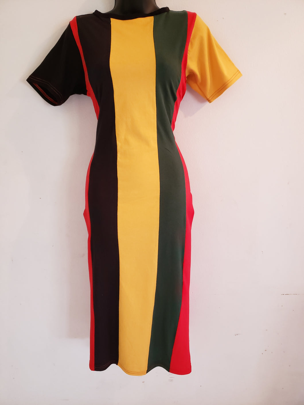 Rasta Cotton Maxi Dress